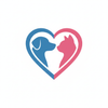 Dog & Cat Heart Logo
